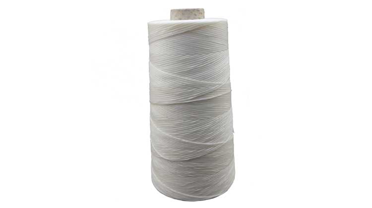 Handnähfaden Neverstrand Nylon geflochten und gewachst SWISS MADE, Nr.13 Kone à 300 m, Rohweiss