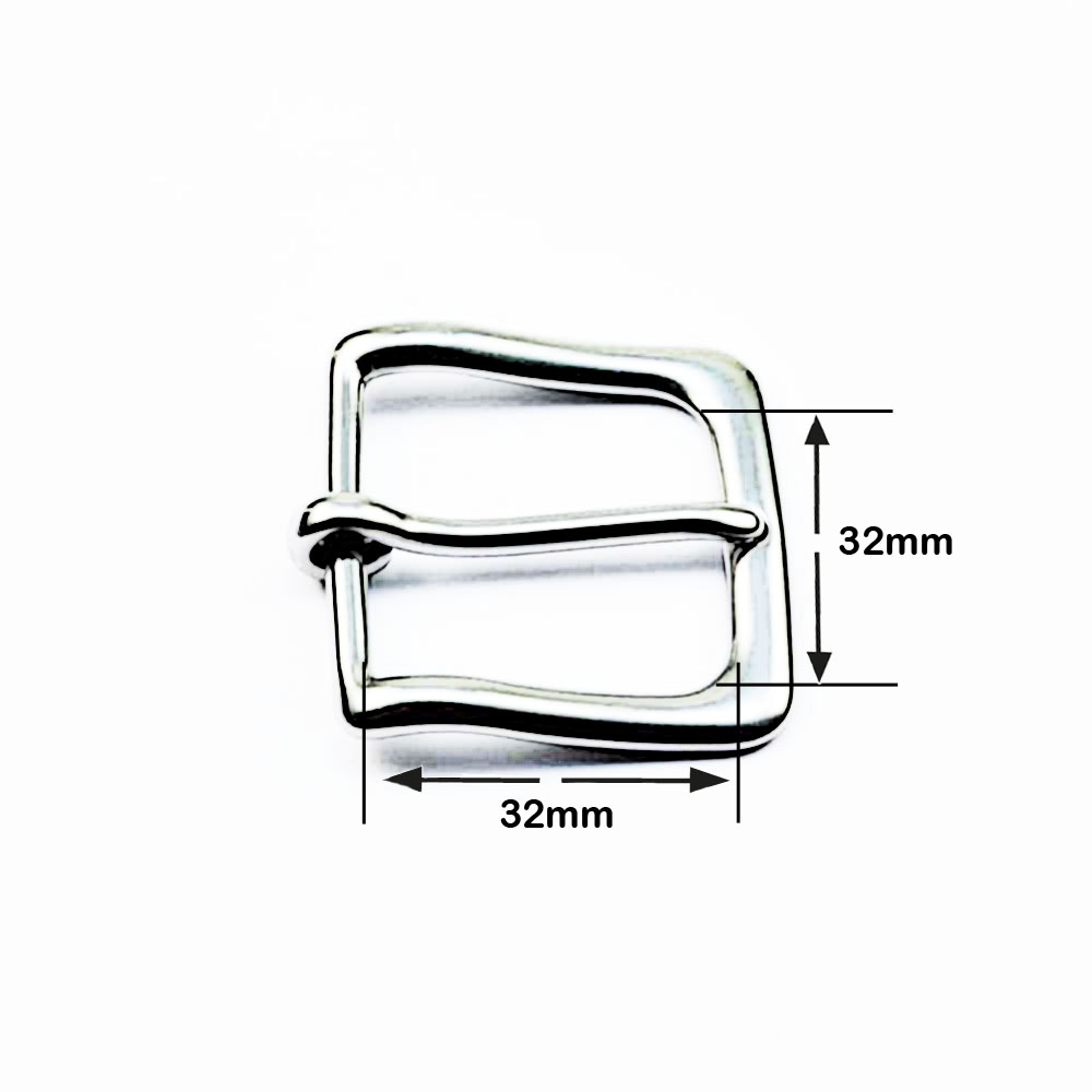Schnalle 32 mm Edelstahl