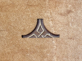 Lederstempel Edelstahl D2166 
