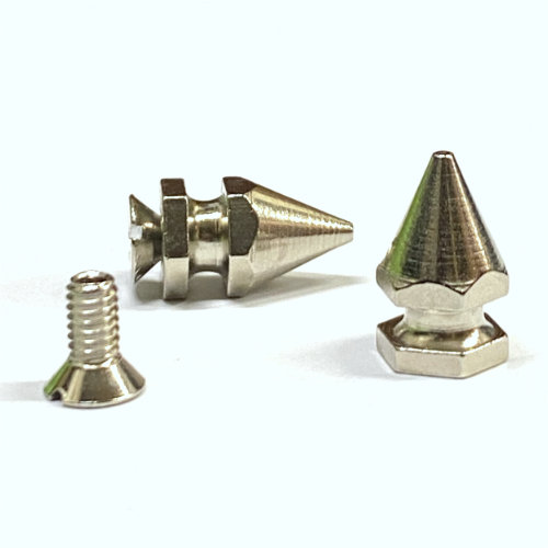 Spike Messing vernickelt 17 x 11 mm