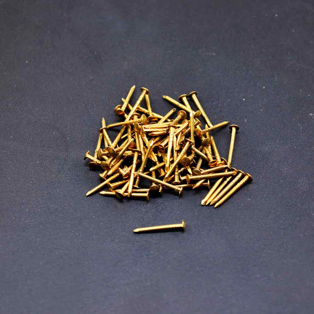 Messingstifte für Appenzeller Beschläge, Packung à 100 Stk. Messingstifte für Appenzeller Beschläge, Packung à 100 Stk.