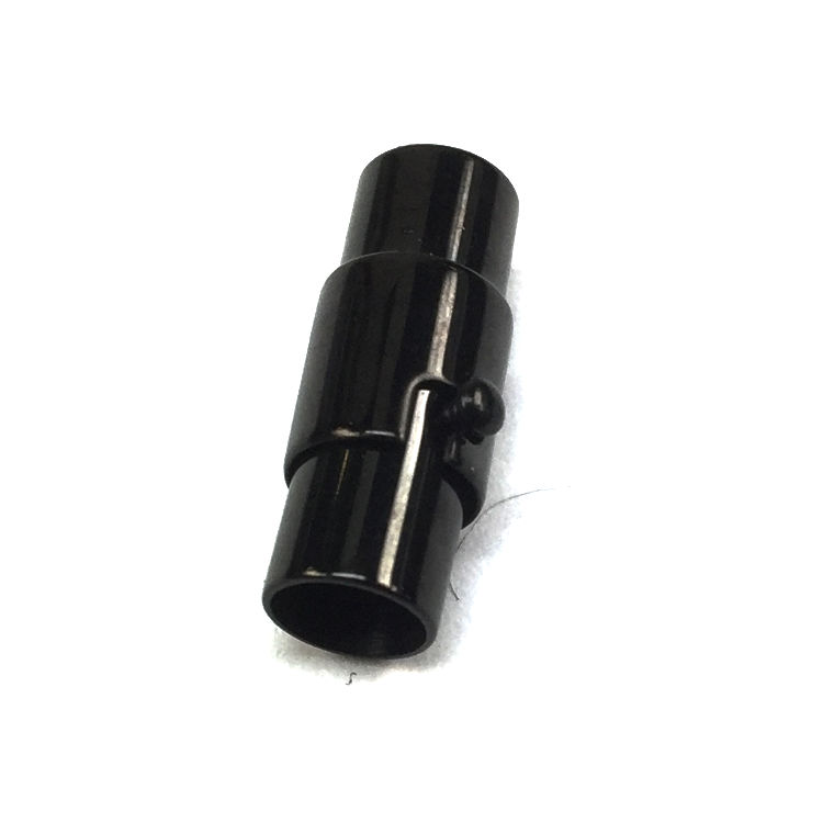 Bajonettverschluss mit Magneten fur Kordel Ø 3 mm, schwarz, NICKELFREI