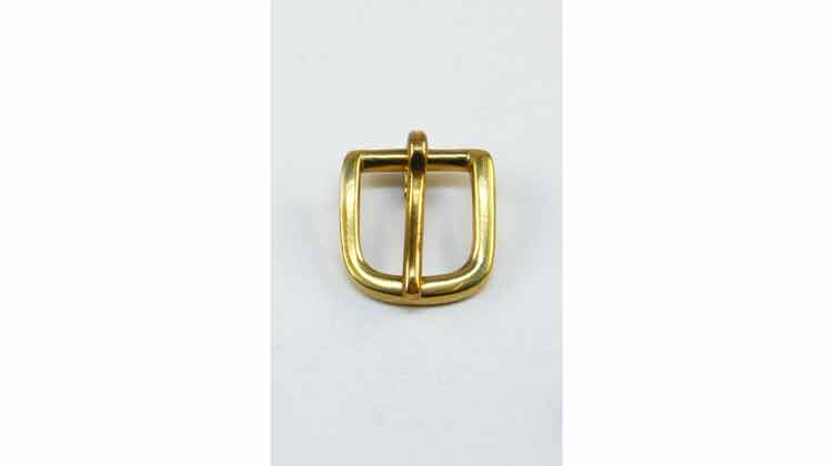 Zaumschnalle rund Messing 18 mm