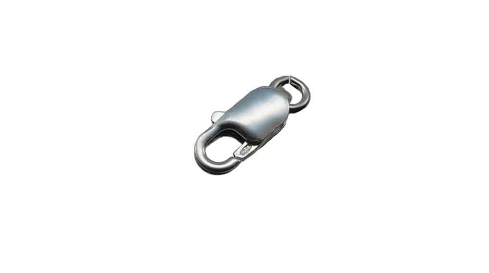 Karabiner 925 Silber, 16  mm, schmal