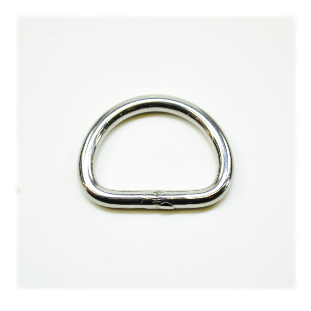 D-Ring 26.5 mm Edelstahl, Draht Ø 5 mm