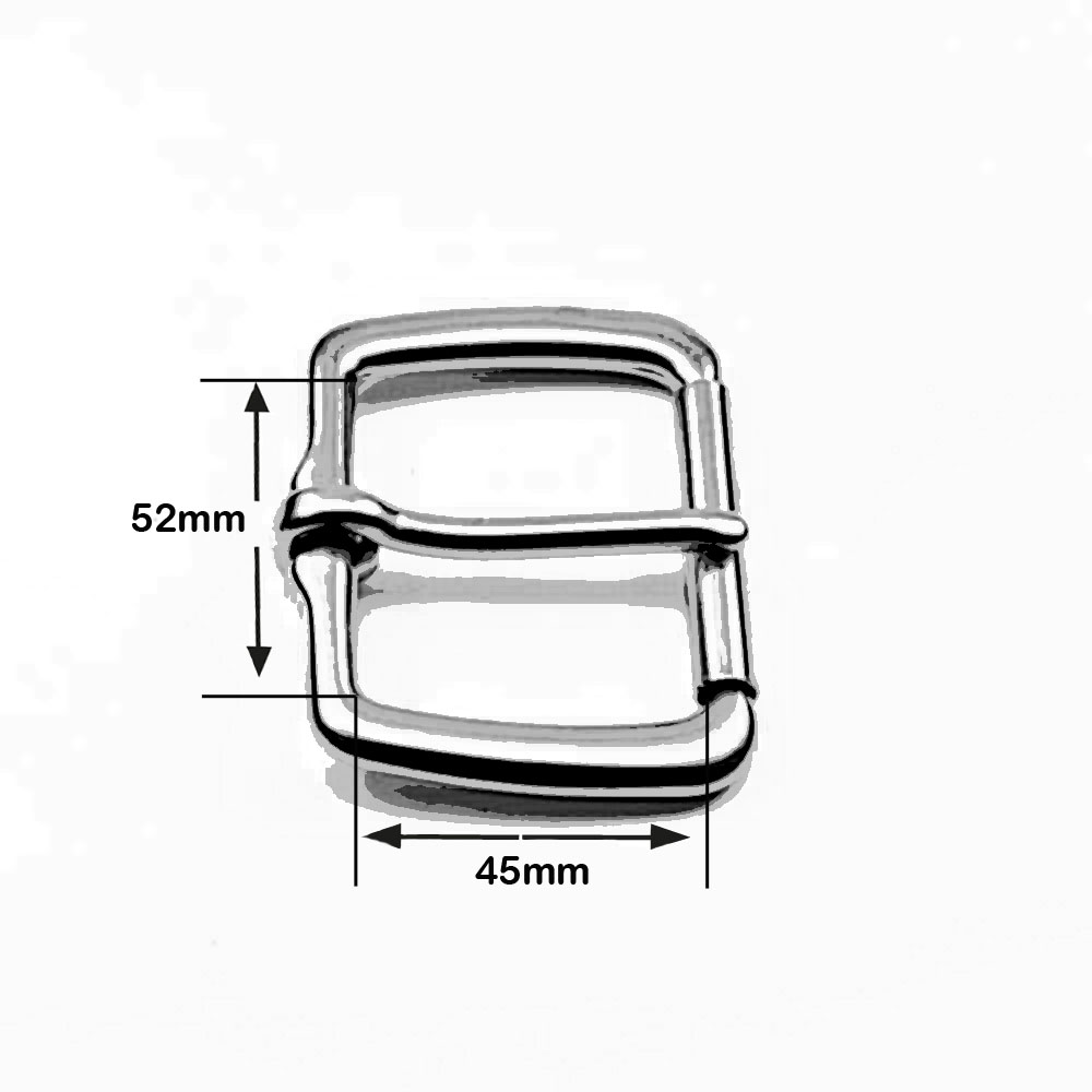 Rollschnalle 52 mm Edelstahl