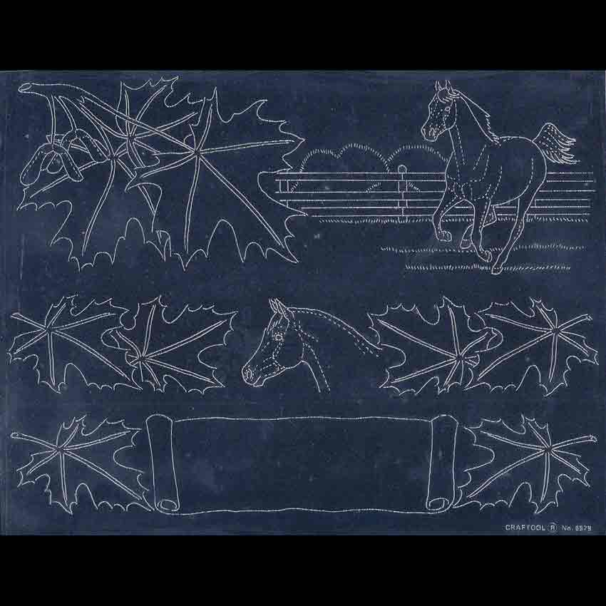 Craftaid für Brieftasche und Gürtel Pferde / Ahornblatt Craftaid für Brieftasche und Gürtel Pferde / Ahornblatt