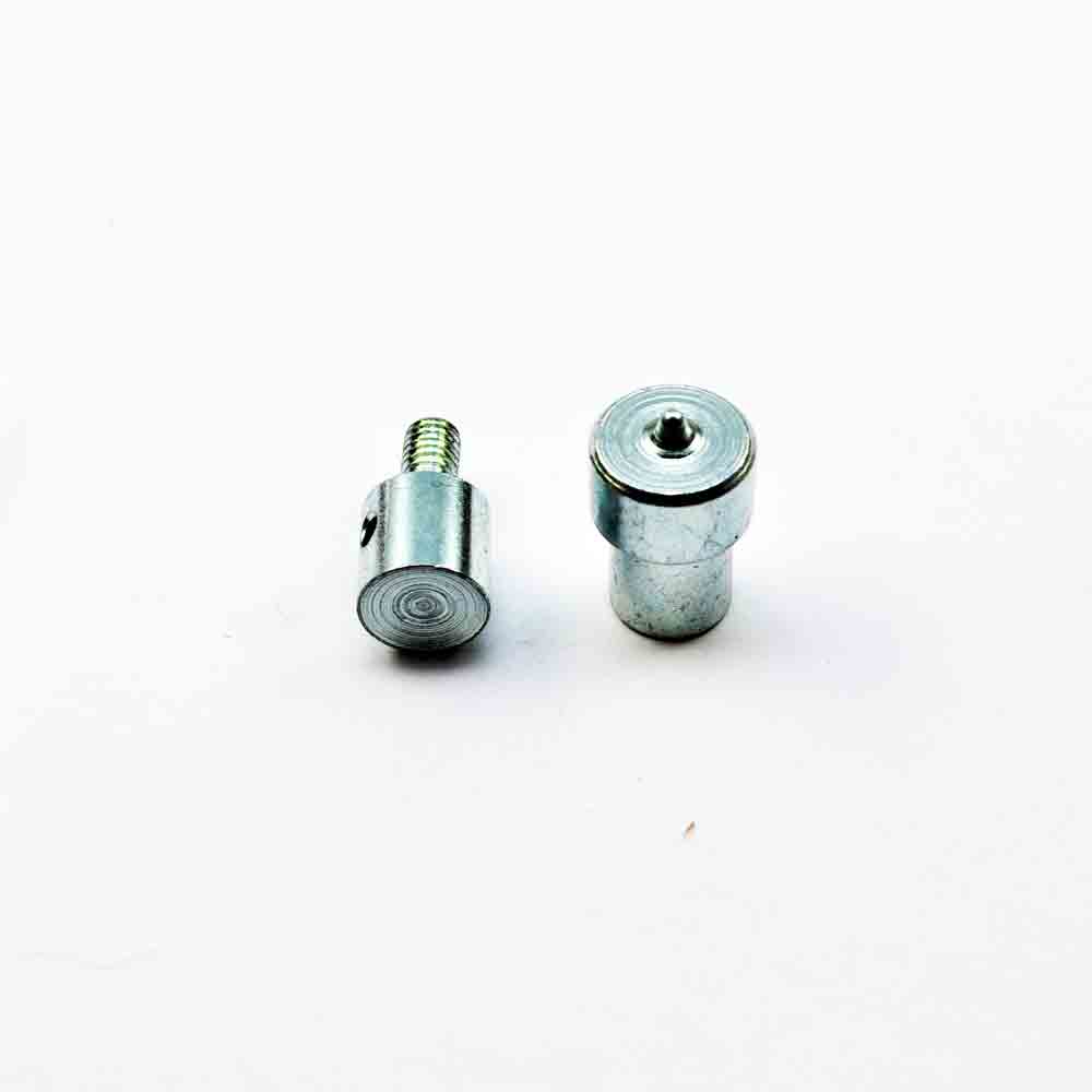 Stempelsatz für Hohlnieten Ø 12 mm, 2-teilig, für Spindelpresse mit M6 Aufnahme Stempelsatz für Hohlnieten Ø 12 mm, 2-teilig, für Spindelpresse mit M6 Aufnahme