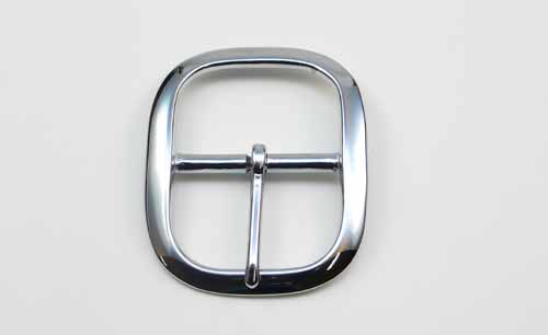 Doppelschnalle 45 mm, Messing verchromt Doppelschnalle 45 mm, Messing verchromt