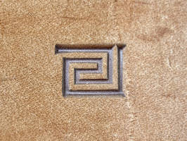 Lederstempel Edelstahl D2174 griechischer Mäander