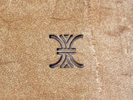 Lederstempel Edelstahl D2170
