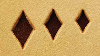 Formlocheisen -05,Motiv: Rhombus, klein