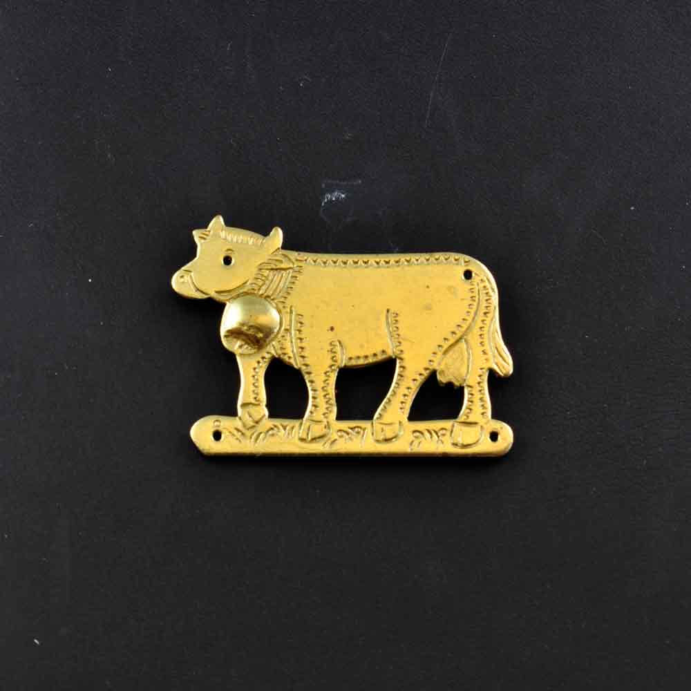 Appenzeller Kuh, Messing, gross, Höhe ca. 35 mm Appenzeller Kuh, Messing, gross, Höhe ca. 35 mm