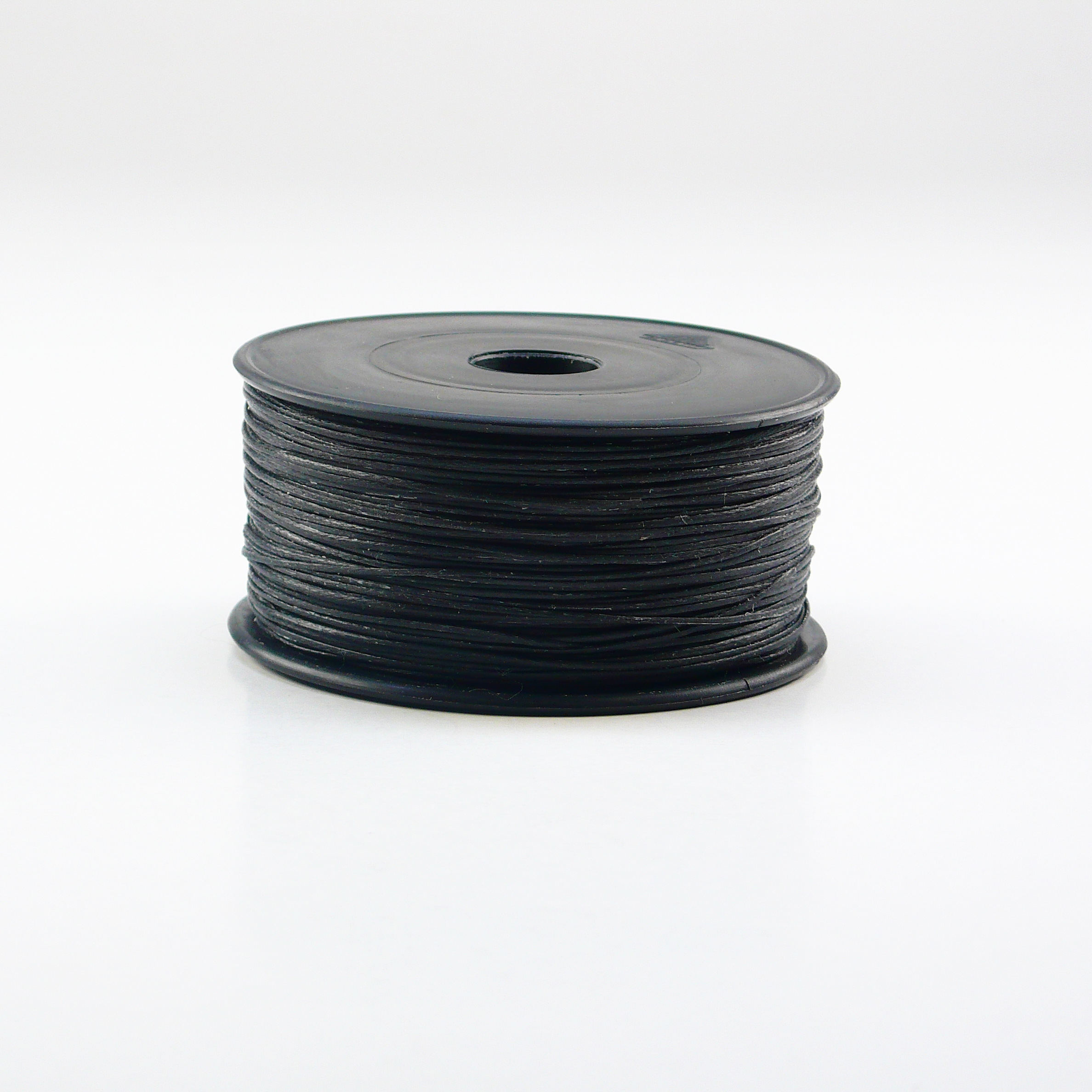 Handnähfaden Neverstrand Nylon geflochten und gewachst MADE IN SWITZERLAND, Nr.13 Spule à 40 m, Schwarz