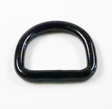 D-Ring 27 mm geschweisst Eisen Schwarz