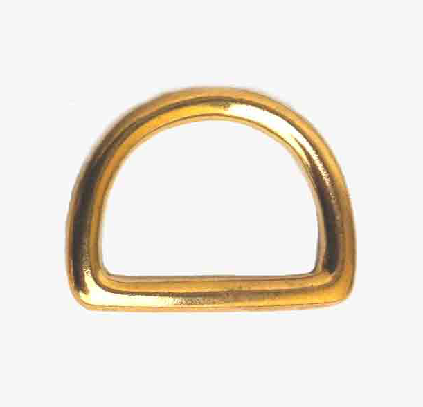 D-Ring 26 mm Messing, Draht Ø 3 mm