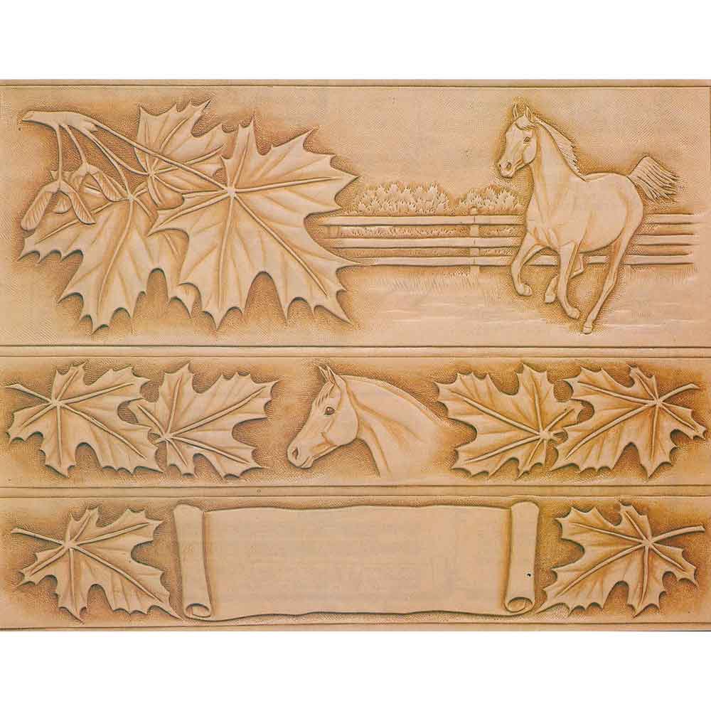 Craftaid für Brieftasche und Gürtel Pferde / Ahornblatt Craftaid für Brieftasche und Gürtel Pferde / Ahornblatt