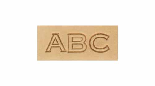 Schlagbuchstaben Blockschrift, 13 mm