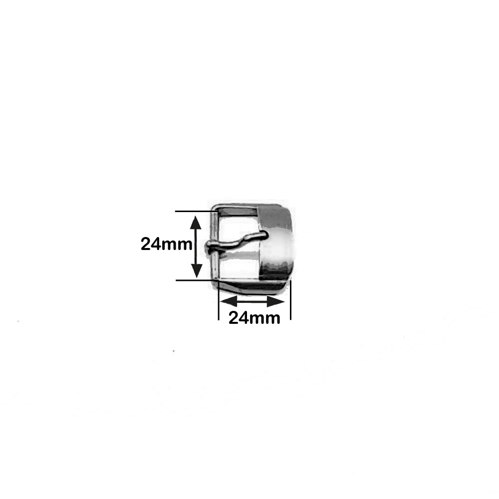 Schnalle 24 mm Messing