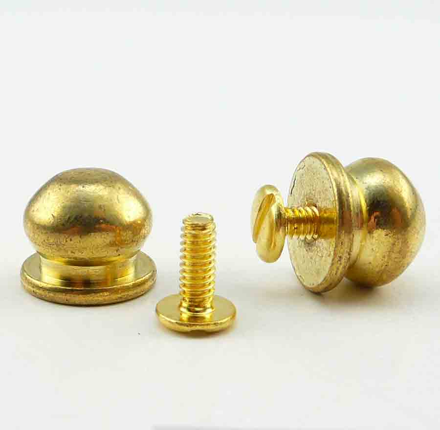 Schraubknopf 12 x 2 x 10 mm, pro Paar