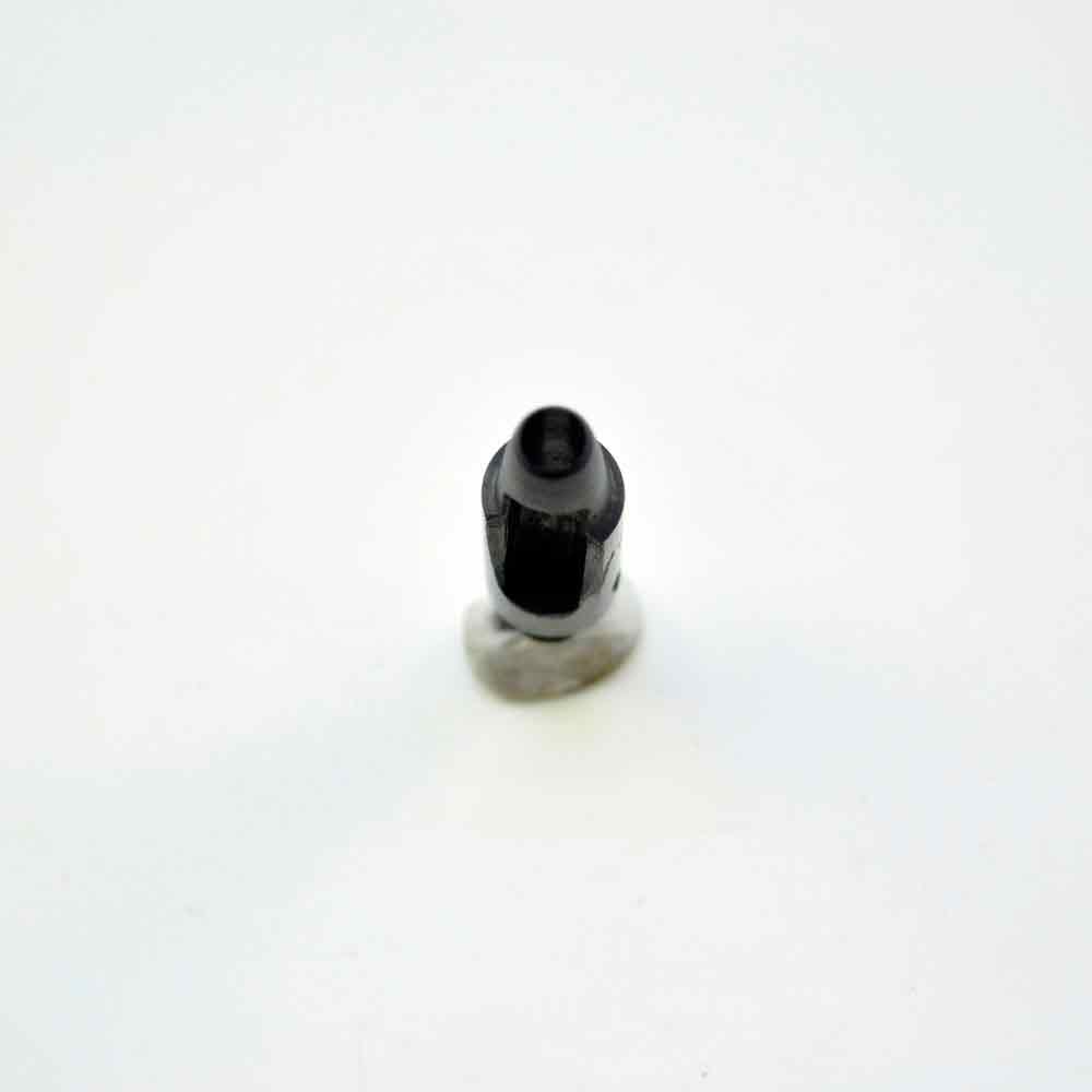 Rundlochpfeife Ø 4 mm, mit seitlichem Auswurf, für Spindelpresse mit M6 Aufnahme
