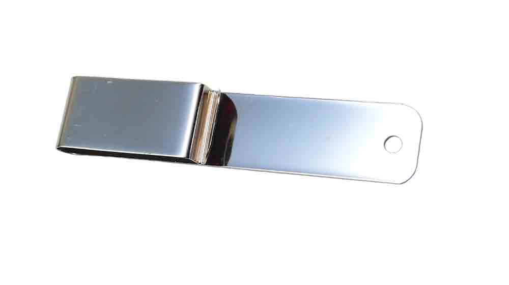 Gürtel-Clip 22 mm x 108 mm; Federstahl vernickelt