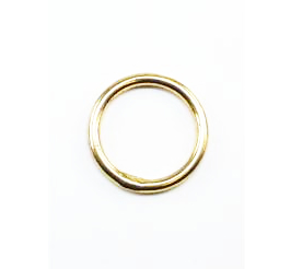 Ring geschweisst, Eisen vermessingt, Ø 30 mm