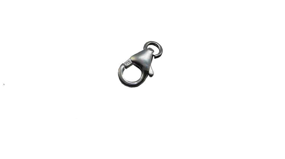 Karabiner 925 Silber, 10  mm
