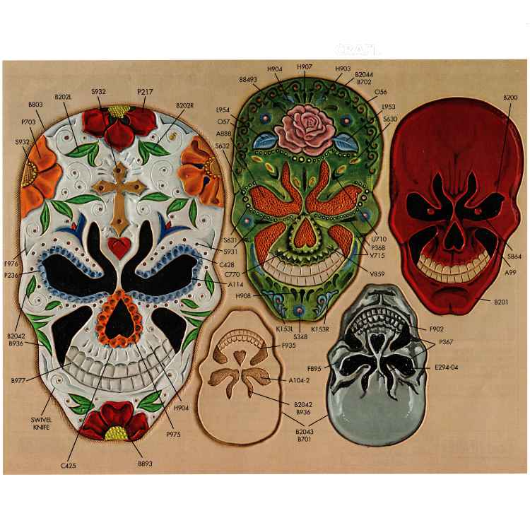 Craftaid Totenköpfe II "calaveras" Craftaid Totenköpfe II "calaveras"