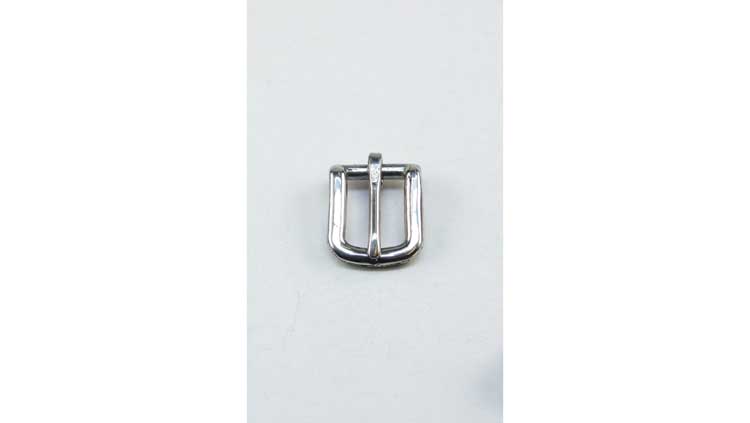 Zaumschnalle rund Edelstahl 12 mm