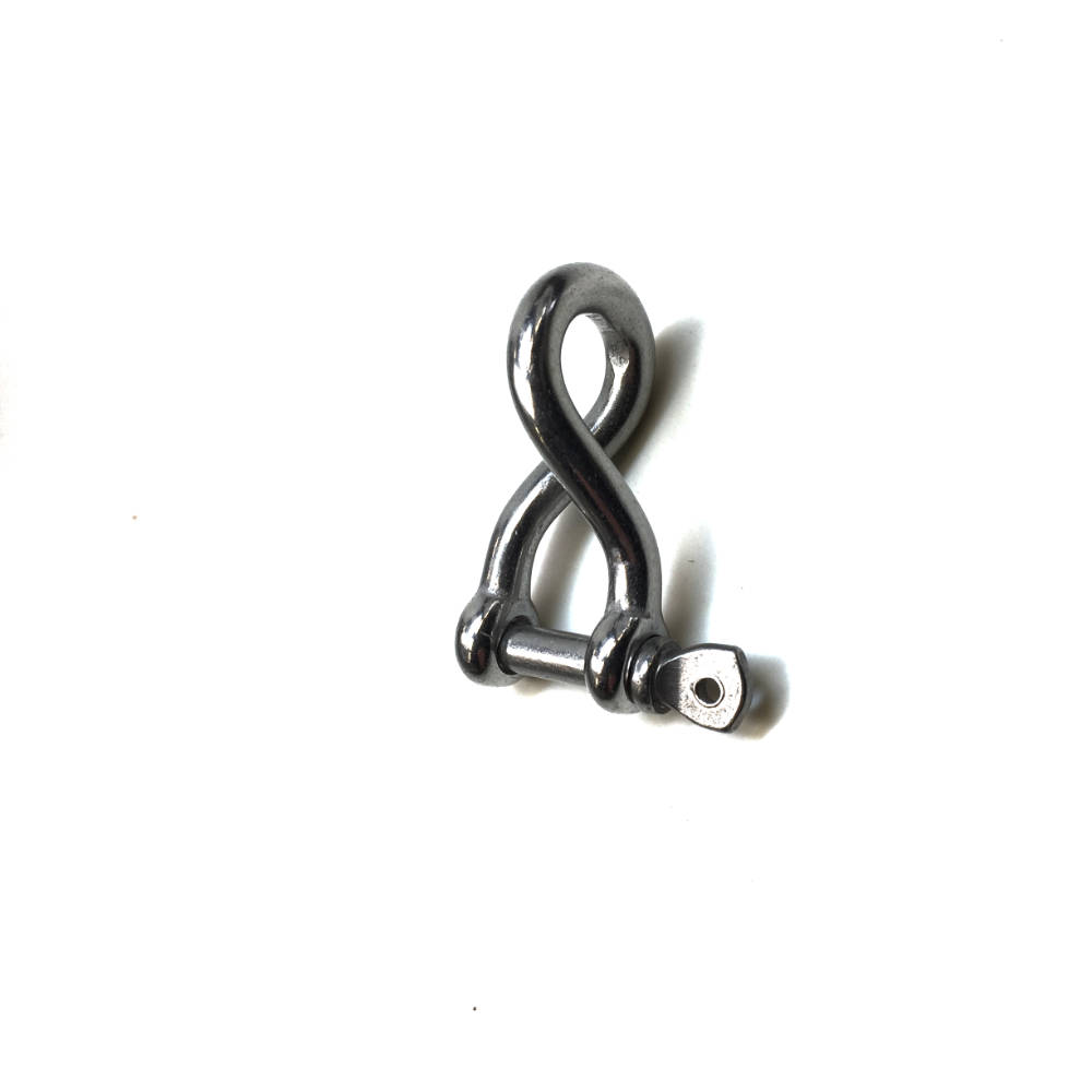 Schäkel gedreht EDELSTAHL 22 x 8 x 4 mm Schäkel gedreht EDELSTAHL 22 x 8 x 4 mm