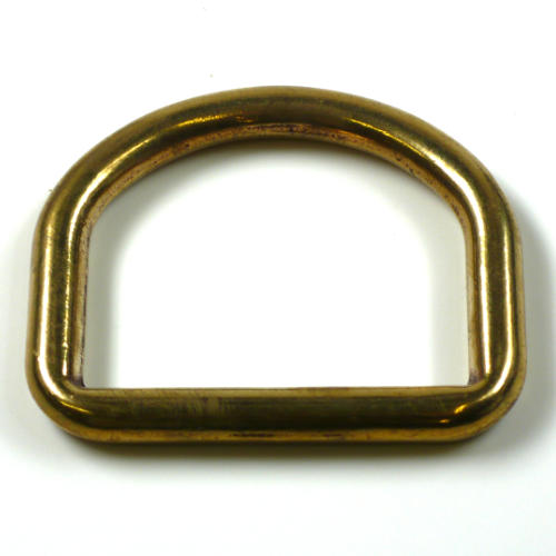 D-Ring 40 x 35 x 6 mm Messing