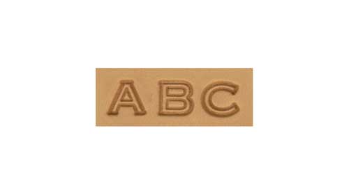 Schlagbuchstaben Blockschrift, 7 mm