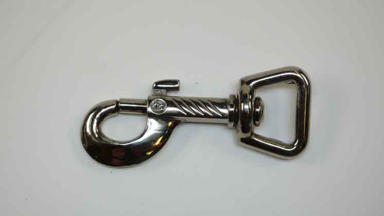 Karabiner Zamak vernickelt 20 mm