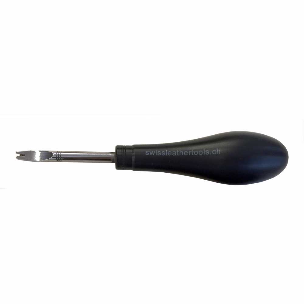 Kantenzieher SLT black handle Nr. 1, gebrauchsfertig geschliffen und poliert, SWISS MADE