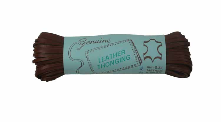 Flechtband Känguruleder 2 mm Brandy Braun
