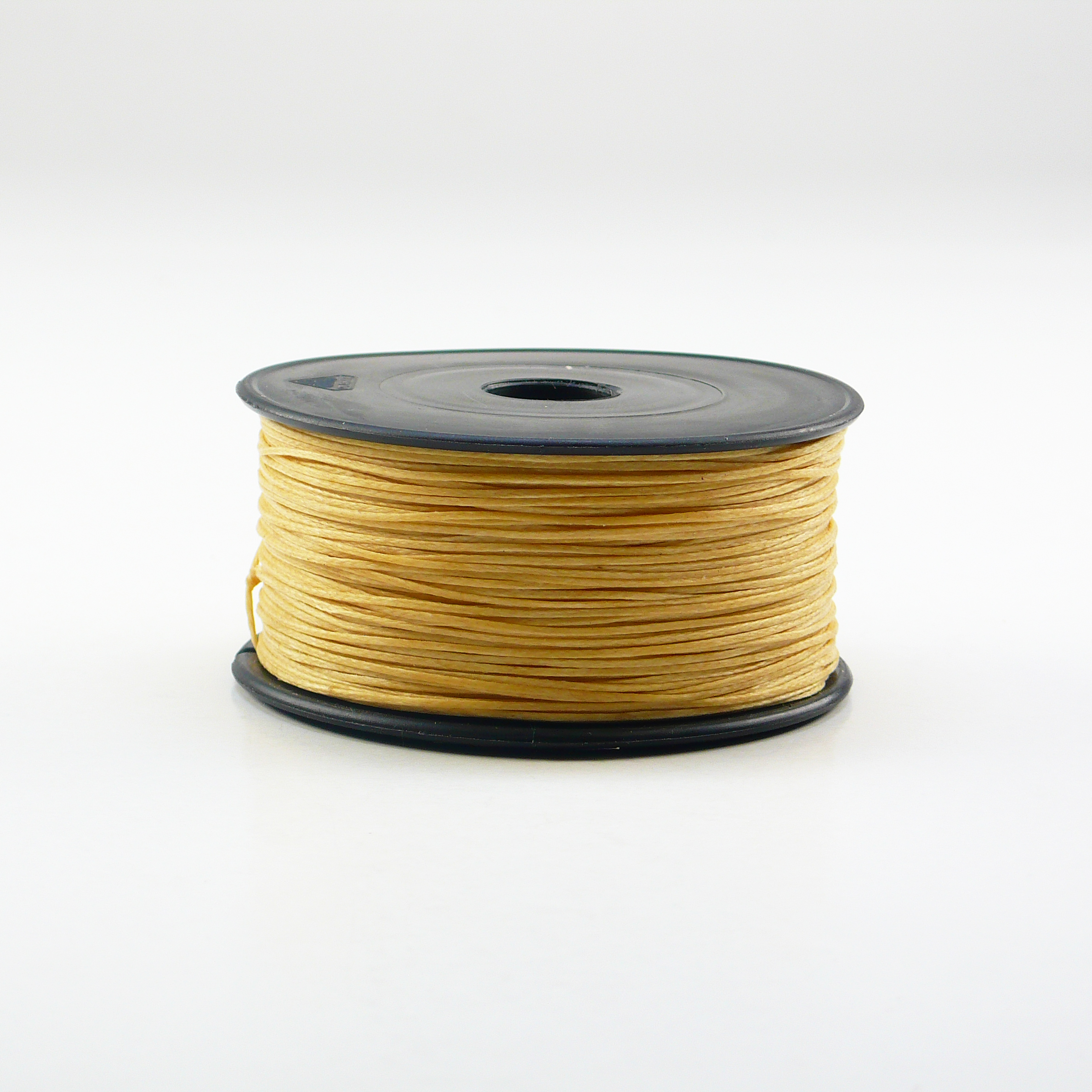 Handnähfaden Neverstrand Nylon geflochten und gewachst MADE IN SWITZERLAND, Nr.13 Spule à 40 m, Ficelle