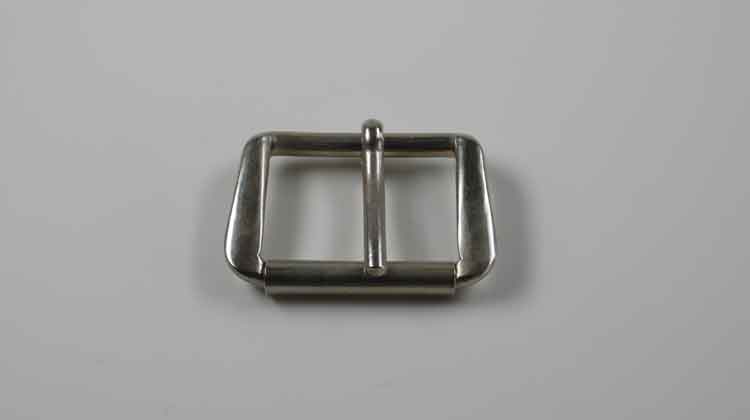 Rollschnalle, 30 mm, Eisen vernickelt
