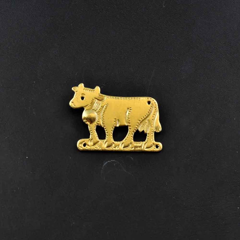 Appenzeller Kuh, Messing, mittel, Höhe ca. 28 mm