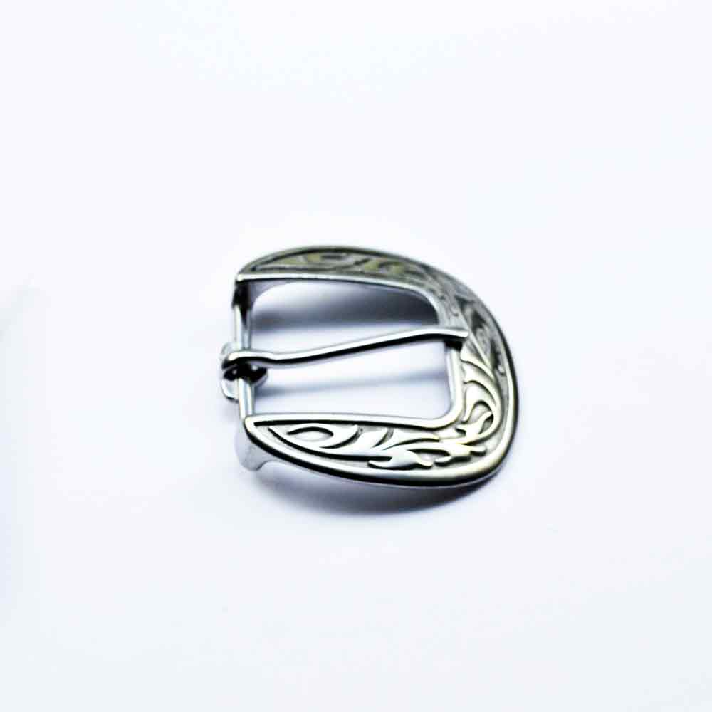 Schnalle 32 mm Edelstahl Floralmotiv