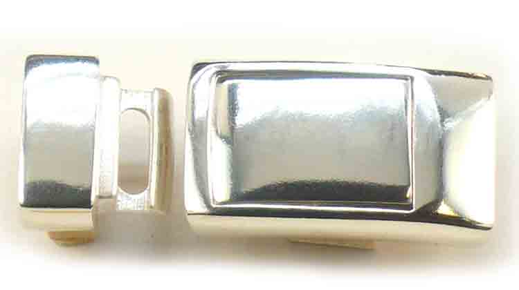 Steckverschluss mit Endkappen 14.5 mm x 5mm