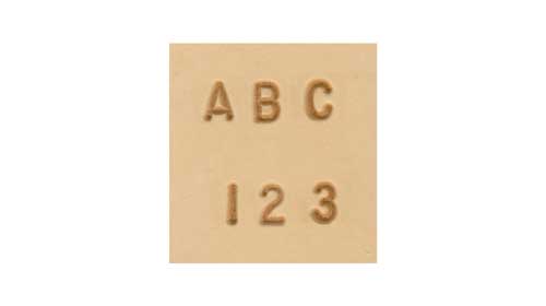Schlagbuchstaben & -zahlen, 7 mm