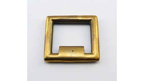 Halfterring Messing 35 x 32 mm Halfterring Messing 35 x 32 mm