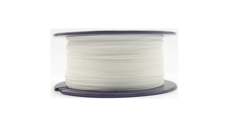 Nähfaden Neverstrand, Nylon gewachst und geflochten MADE IN SWITZERLAND, Nr.5 kleine Spule à 50g, ca. 130m, Rohweiss
