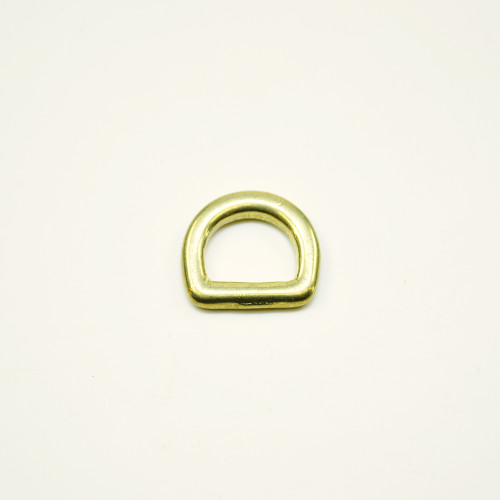 D-Ring 13 mm Messing, Draht Ø 3.3 mm