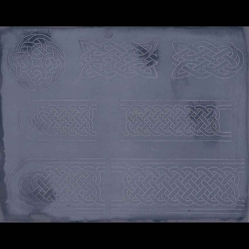 Craftaid Gürtel mit keltischem Flechtmuster Craftaid Gürtel mit keltischem Flechtmuster